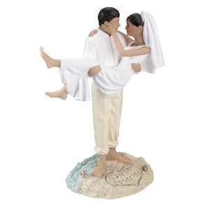  F983H   Beach Wedding Figurine Hispanic
