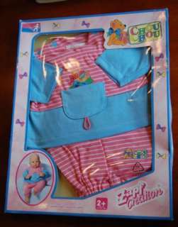 Zapf Creations Chou Chou Pink Blue Outfit New In Box  