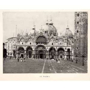  1905 Print Roman Catholic St. Mark Cathedral Basilica 