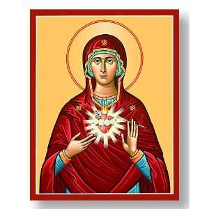   Heart of Mary Magnet, Religious Catholic Icon 