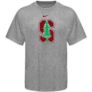  Nike Stanford Cardinal Ash Classic Logo T shirt Sports 