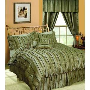    15 Pcs Full Comforter Set   Mirage By Fortunoff