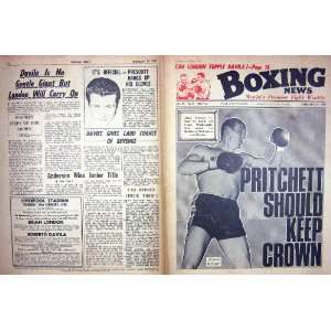  BOXING 1968 PRITCHETT PRESCOTT ANDERSON COOKE REVIE