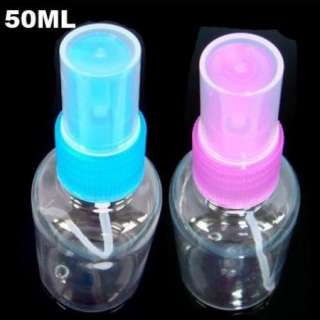   Empty Plastic Perfume Transparent Atomizer Spray Bottle Mini Small New