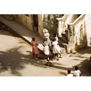 St. Croix, Virgin Islands, Street Scene, 1940s Photograph   Beautiful 