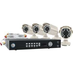   CCTV 4CH DVR 500GB & 4 CAMERA SYSTEM KIT SECBND. 4 x Camera, Digital