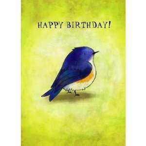  Blue Birdie Greeting Card(customizable) Health & Personal 