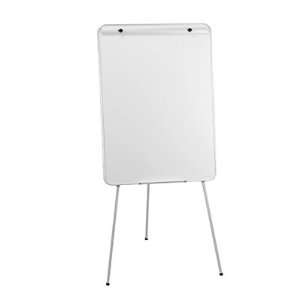  Oval Office Dry Erase Easel, Marker Tray, 29x40, Gray 