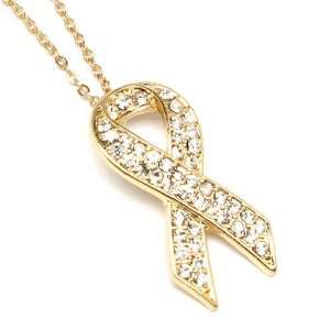   Awareness Cause Ribbon Charm Pendant Necklace Fashion Jewelry Jewelry