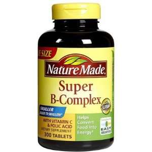  Nature Made Super Vitamin B Complex Tabs, 300 ct (Quantity 
