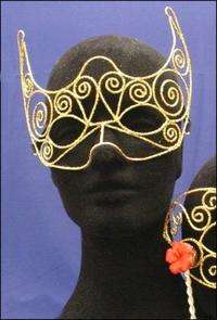 Mask Mystery Spirit Metal Wire + Glitter Opera Mask  
