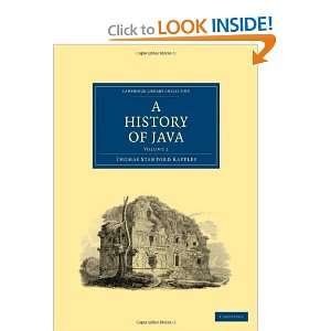     History) (Volume 2) [Paperback] Thomas Stamford Raffles Books