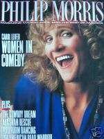 CAROL LEIFER   WOMEN IN COMEDY 4/90 PHILIP MORRIS Mag  