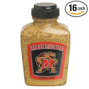 Tailgate Mustard University Of Maryland, 9 Ounce Jars (Pack of 16 