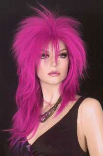 Punky Wig~ Long Shaggy Spikey Punk Rock Costume Cosplay  