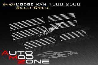 94 01 Dodge Ram 1500 2500 PU Billet Grille Grill Combo  