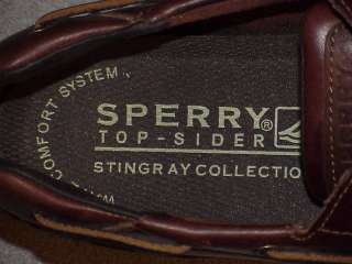 Sperry 9W Top Sider Stingray 2 eye PREPPY mans leather deck shoes sz 9 