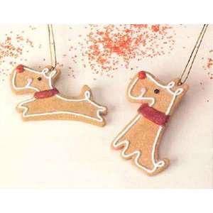   Pack of 24 Sweet Memories Gingerbread Cookie Dog Christmas Ornaments