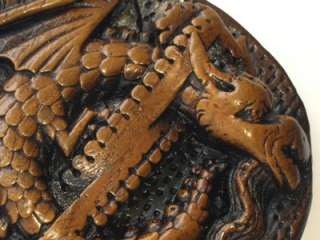 Celtic Dragon Hand Made Reproduction Mythical Carving  