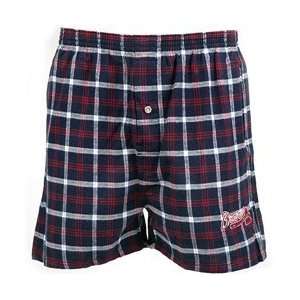   Flannel Boxer by Concepts Sport   Navy/Red Small