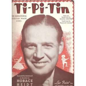  Sheet Music TiPiTin Horace Heidt 6 