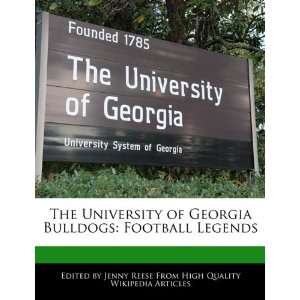   Georgia Bulldogs Football Legends (9781171067504) Jenny Reese Books