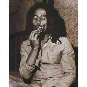  Bob Marley (Smoking Spliff) Poster Print   20 X 16