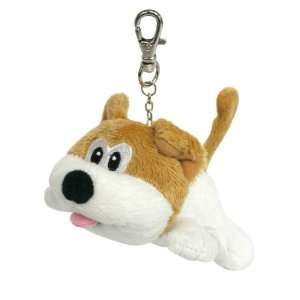   of 2 Mini Laughing Chuckle Buddies Terrier Dog Keychains Toys & Games
