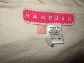 DESCRIPTION  Manoush Applique Design Front Soft Pink Sozo Dress Sz M
