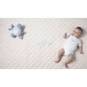  ON SALE Kensington Baby Play Mat   Ivory with Blue 