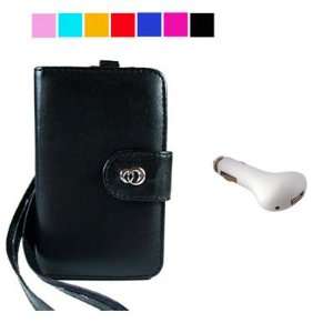Ipod Touch 2nd Generation Wallet Case + USB Car Charger for Touch Ipod 