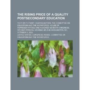 The rising price of a quality postsecondary education 