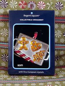 Regent Square Collectible Ornament Gingerbread Cookies & Tray  