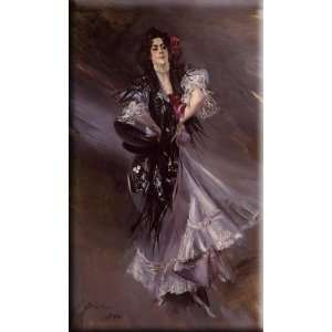  Portrait of Anita de la Ferie, The Spanish Dancer 18x30 