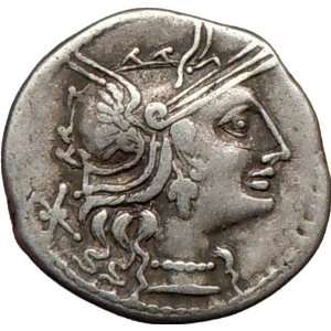  Roman Republic L. Minucius 133BC Ancient Silver Coin GRAPE 