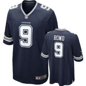  Tony Romo Youth Jersey Home Navy Game Replica #9 Nike 