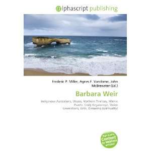 Barbara Weir (9786132724151) Books