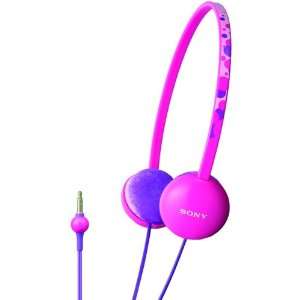  New SONY MDR370LP Lightweight Colorful Headphones Pink 