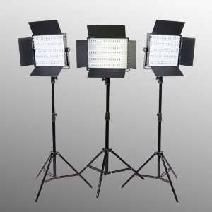 ePhoto 3 x 900 LED with Sony V mount Adapter Video Lite Panel Photo 