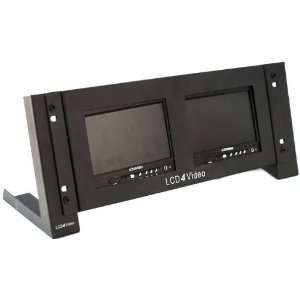  LCD4Video Dual 7 Rack Mount LCD Monitor Kit Electronics