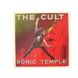  The Cult 2 Sided Poster Sonic Temple