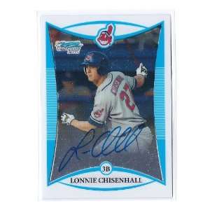   #112 Lonnie Chisenhall Cleveland Indians Auto