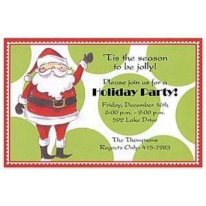  Jolly Santa Invitation Holiday Invitations Health 