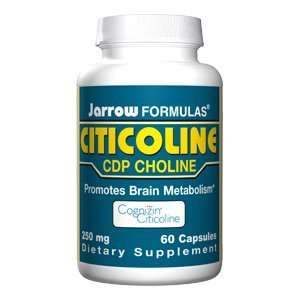  Jarrow Formulas Citicoline (CDP Choline), 250 mg Size 60 