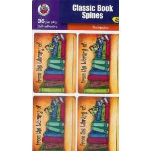  CLASSIC BOOK SPINES BOOK PLATES Toys & Games