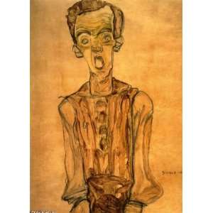  FRAMED oil paintings   Egon Schiele   24 x 34 inches 