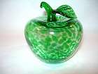 green apple paperweight  