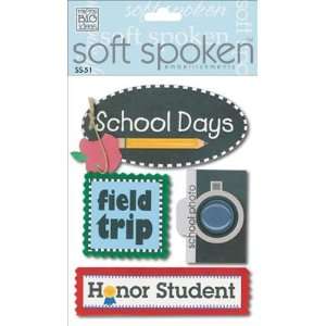  Soft Spoken Themed Embellishments School Days