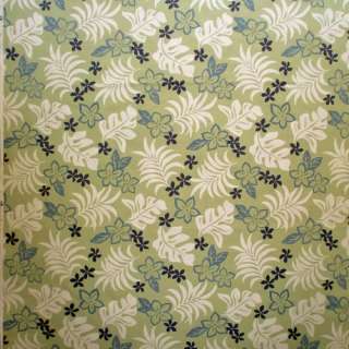 Hawaiian Print Fabric 100% Cotton 1/2 yard 44 wide MOANULUA tropical 