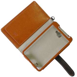 Hyundai Hmall MATT GALAXY NOTE Wallet Leather Case Orange  